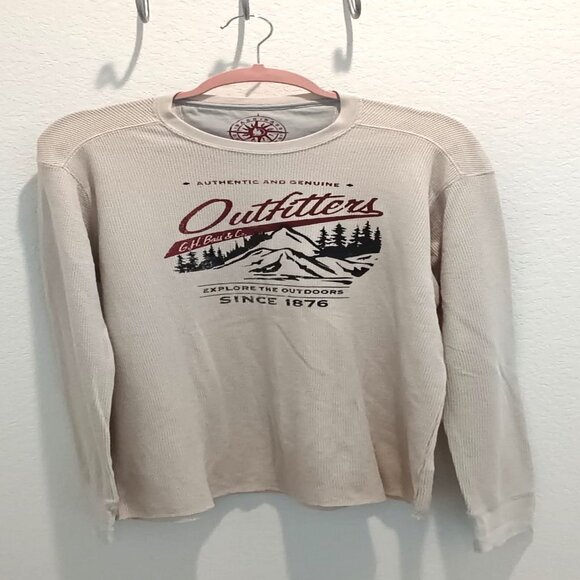 Bass & Co. long-sleeve thermal shirt with graphic print - Picture 4 of 4